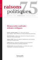 Raisons politiques 75, août 2019